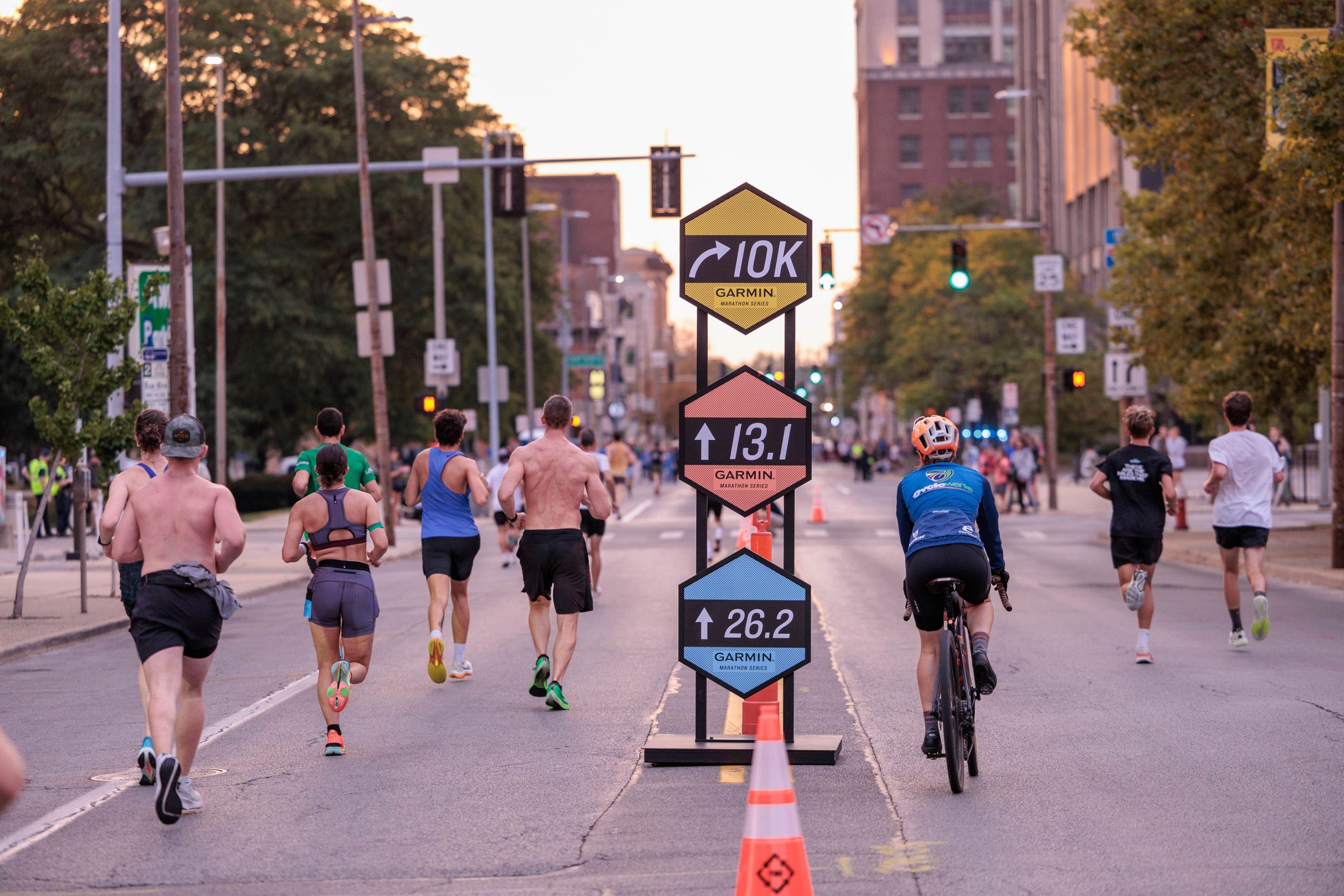 Olga Gamburg Garmin Marathon Toledo Mile Markers